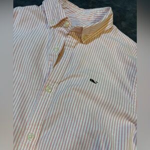 Vineyard Vines Boys Pink&White Striped Shirt